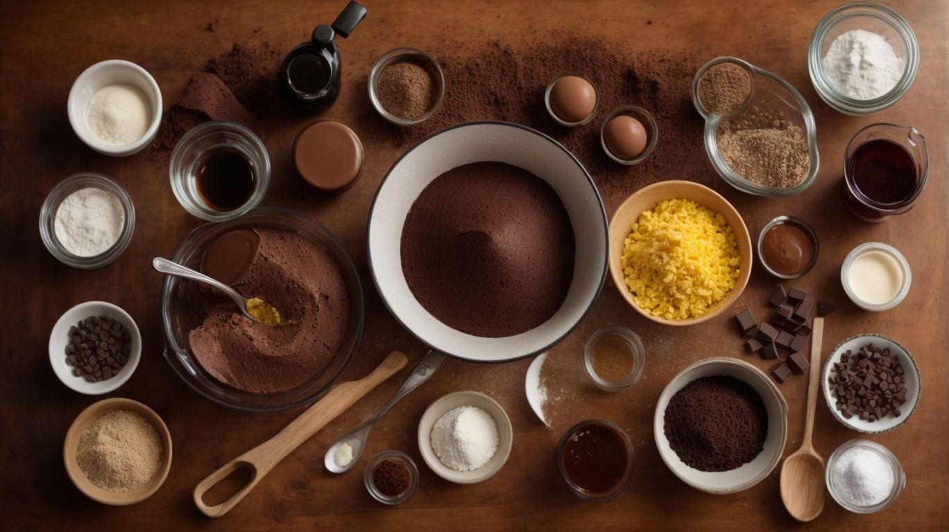 Ingredients for Baking a Chocolate Cake - How to Bake a Cake With Chocolate? 
