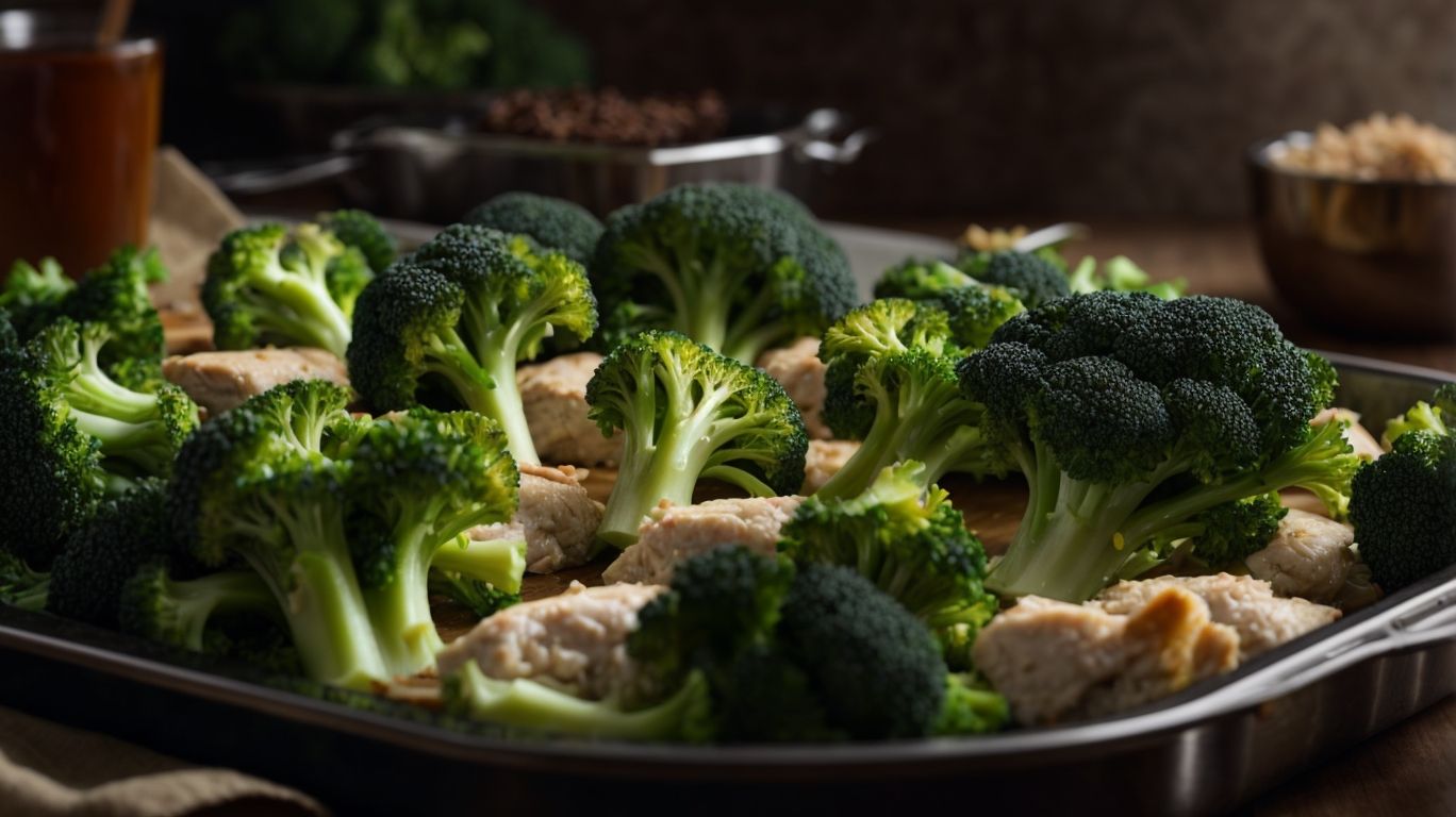 How to Bake Broccoli With Chicken?