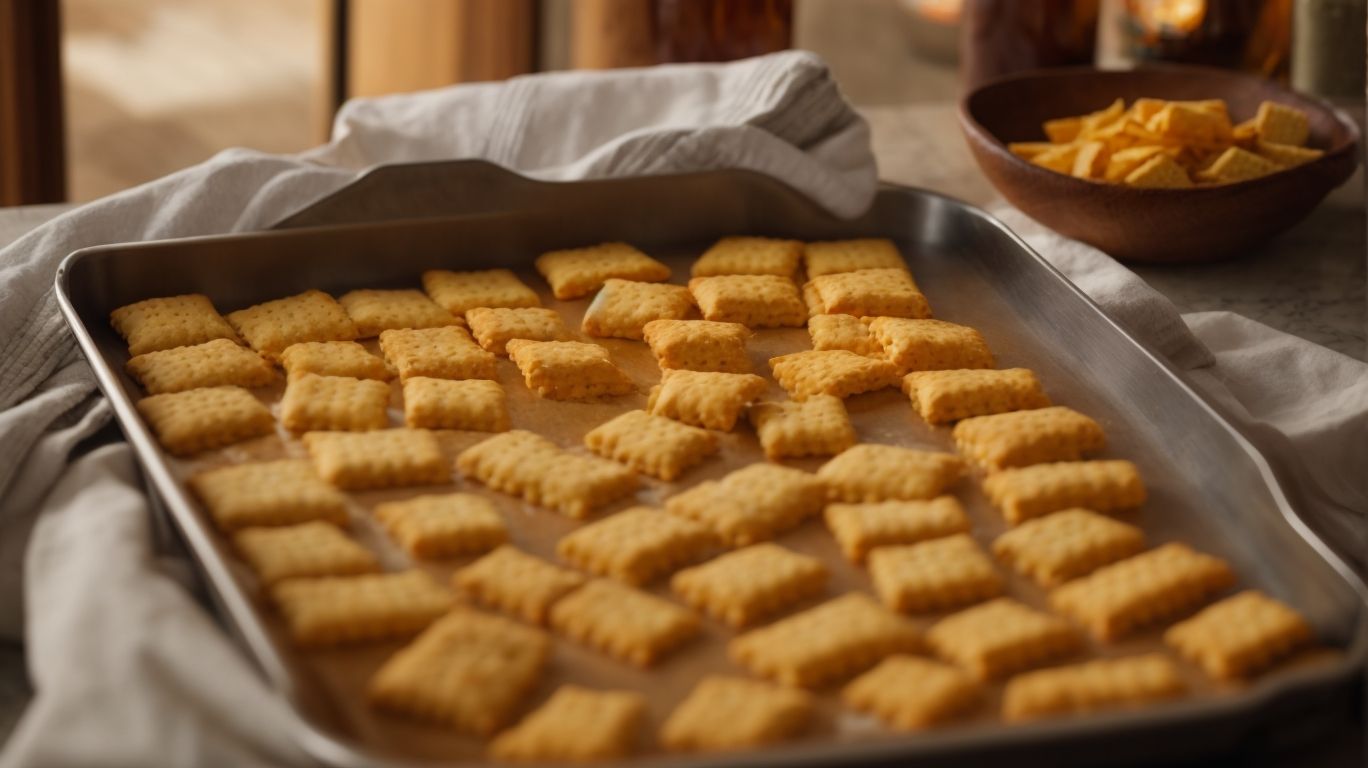 How to Bake Cheese Into Crackers?