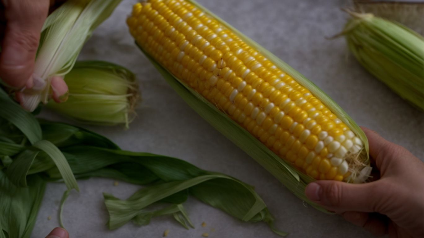 Preparing the Corn on the Cob for Baking - How to Bake Corn on the Cob? 