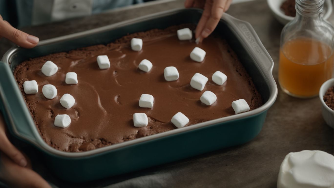 Baking the Marshmallow Brownies - How to Bake Marshmallows Into Brownies? 