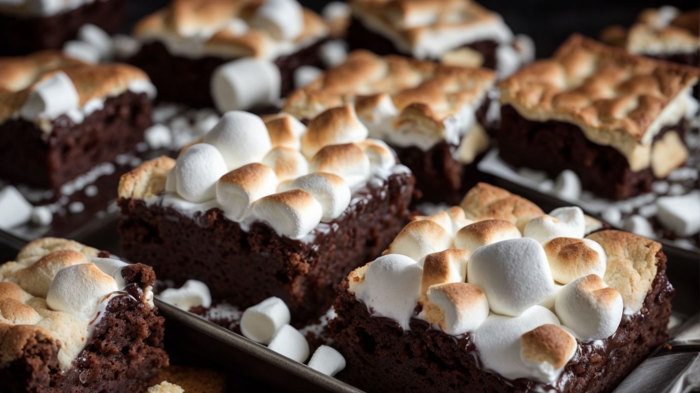 How to Serve and Enjoy the Marshmallow Brownies - How to Bake Marshmallows Into Brownies? 