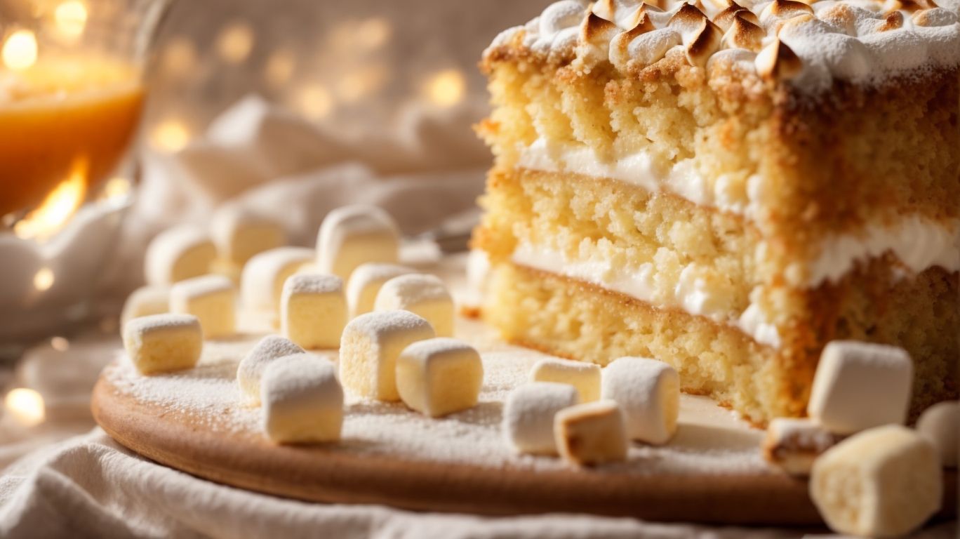 How to Bake Marshmallows Into Cake?