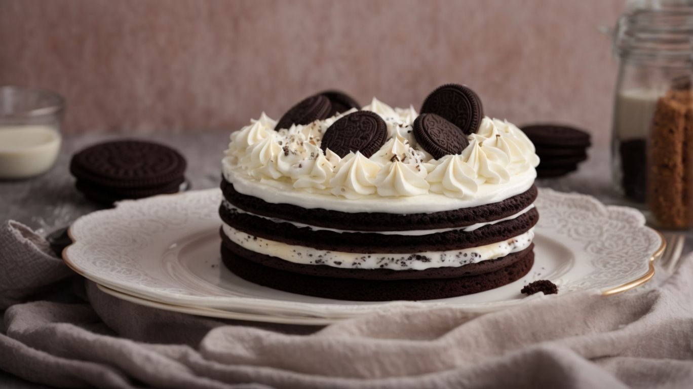 How to Decorate the Oreo Cake? - How to Bake Oreo Cake Without Oven? 