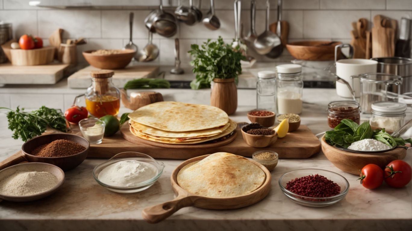 Ingredients and Tools for Baking Quesadillas - How to Bake Quesadillas? 