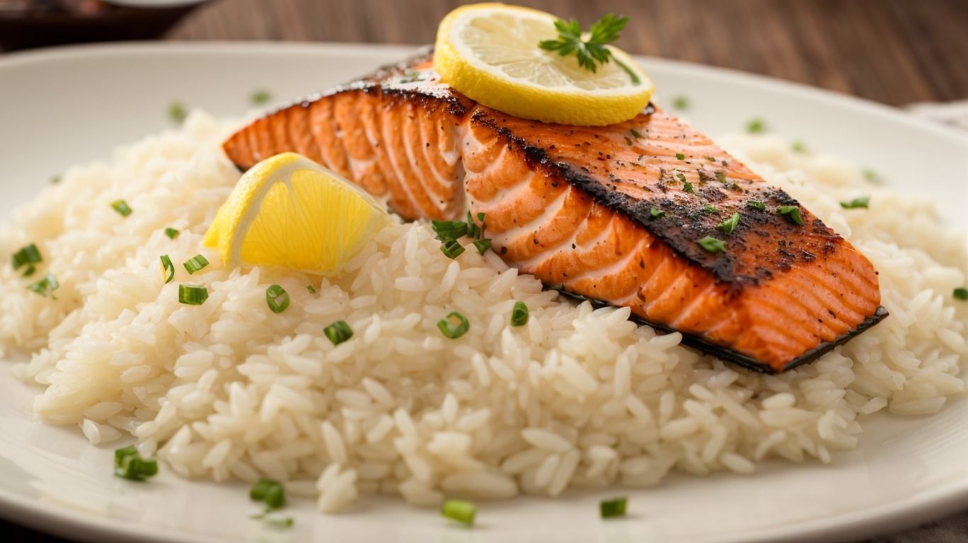 How to Bake Salmon With Rice?