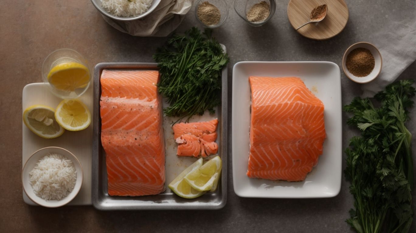 Ingredients for Baked Salmon with Rice - How to Bake Salmon With Rice? 
