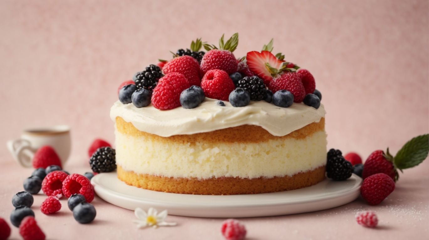 How to Decorate and Serve the Vanilla Sponge Cake? - How to Bake Vanilla Sponge Cake? 