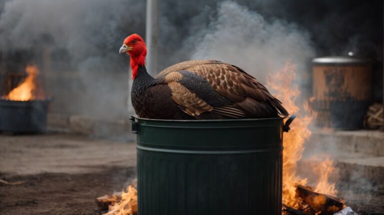 How to Cook a Turkey Under a Trash Can?