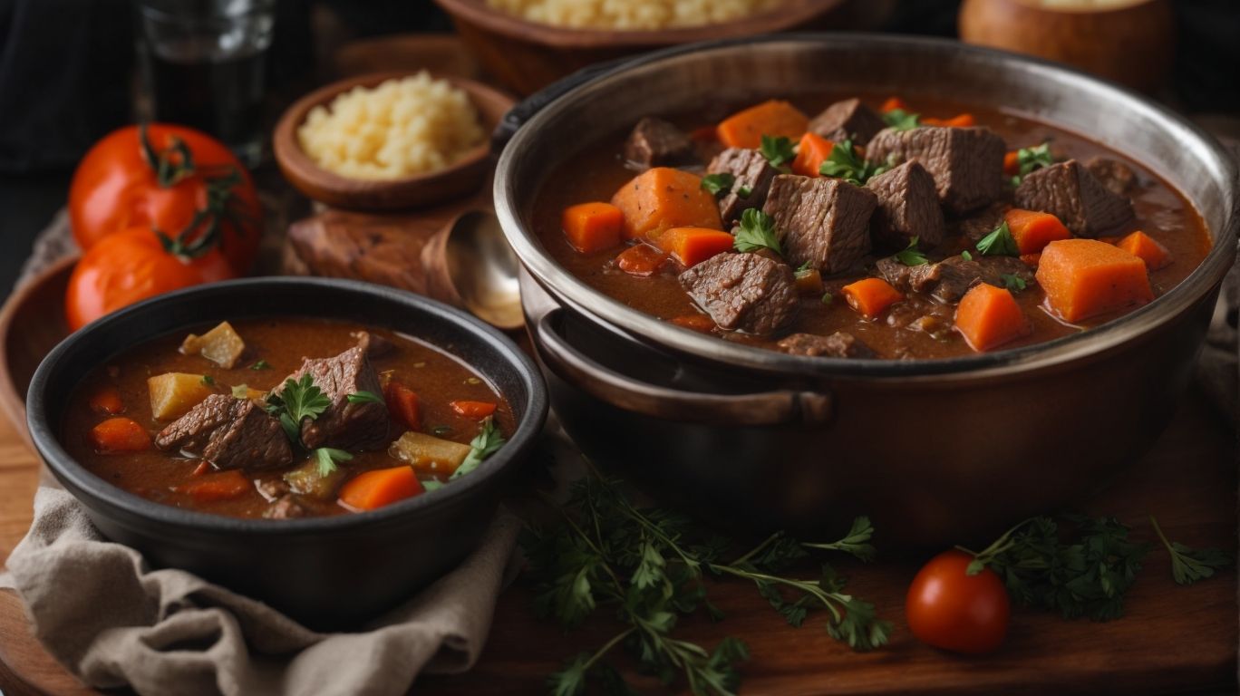 Serving and Presentation - How to Cook Beef Stew for Ugali? 