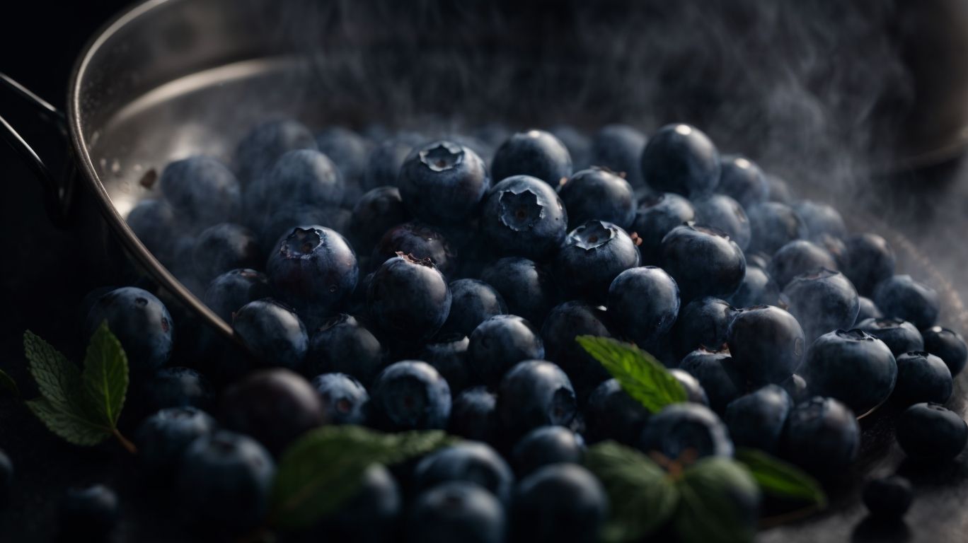 How to Cook Blueberries Into a Sauce?