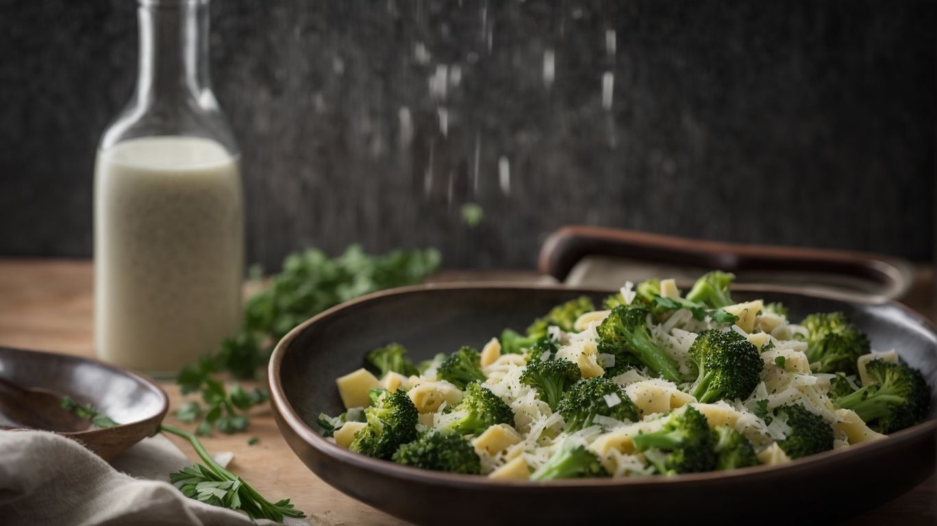 Serving and Presentation of Broccoli Alfredo - How to Cook Broccoli Into Alfredo? 