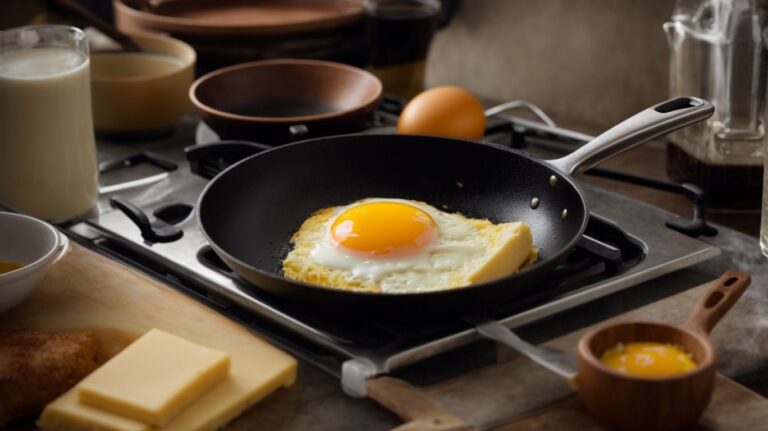 How to Cook Cheese Into Eggs?