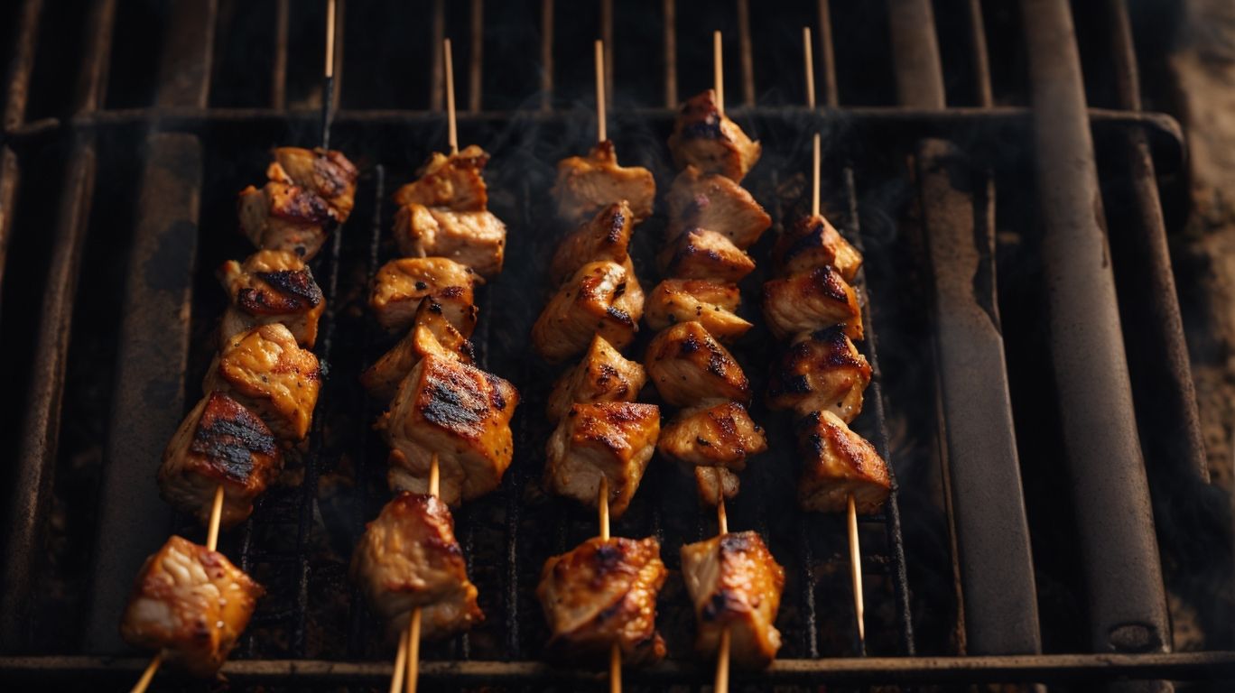 Cooking the Chicken Skewers - How to Cook Chicken Skewers Under Grill? 