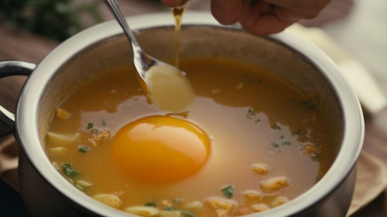 How to Cook Egg Into Soup?