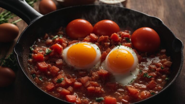 How to Cook Eggs With Tomatoes and Onions?