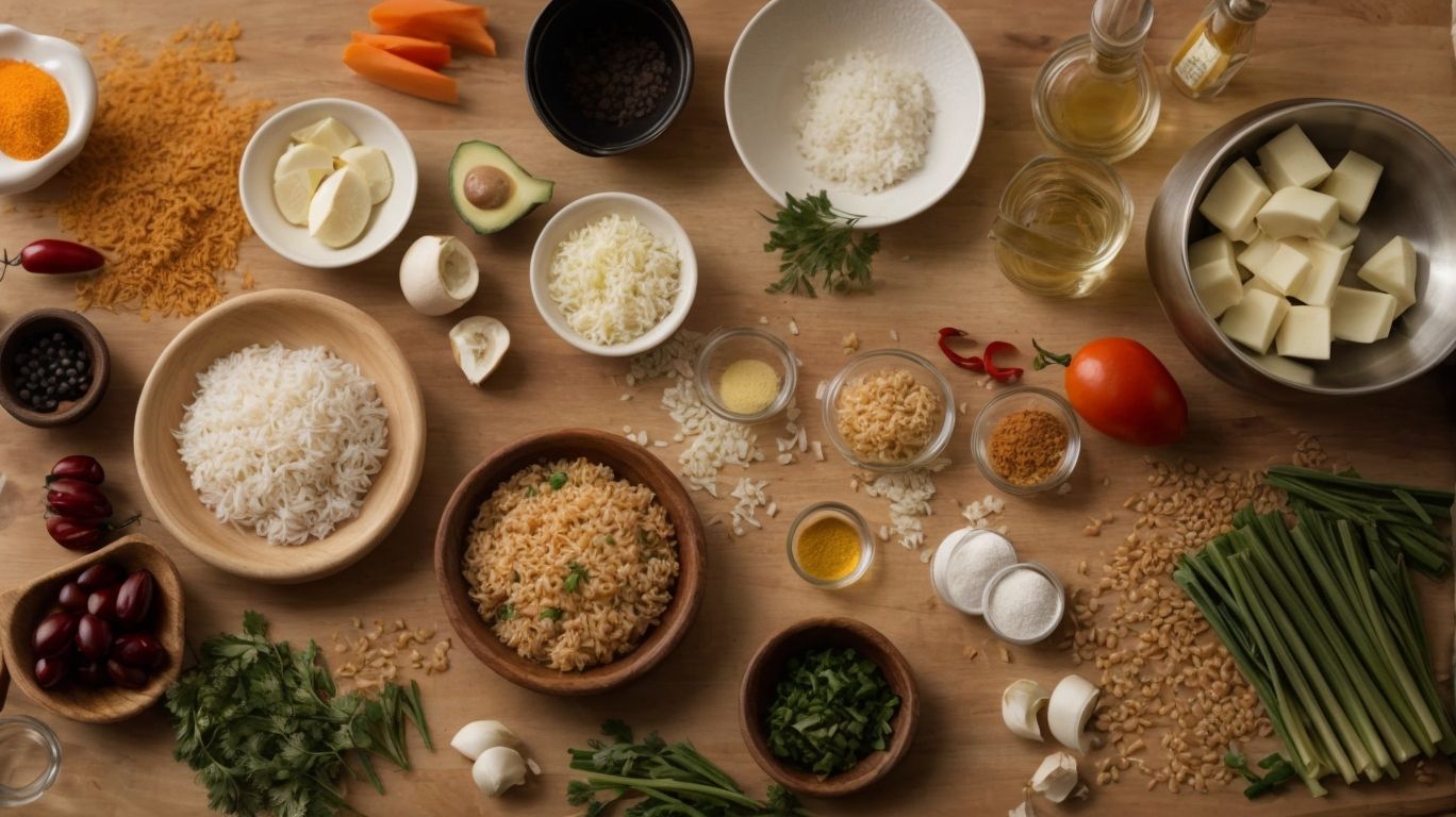 Ingredients for Fried Rice - How to Cook Fried Rice Step by Step Video? 