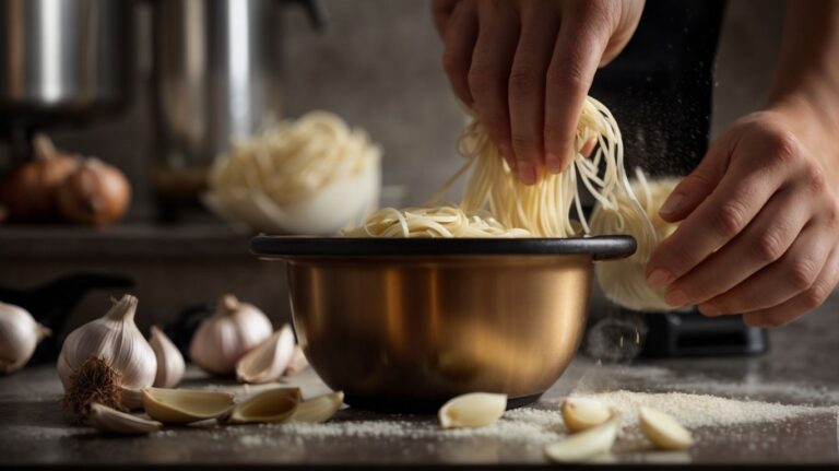 How to Cook Garlic Into Pasta?
