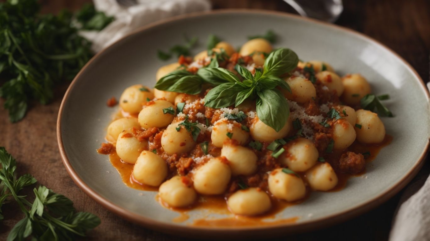 Serving Suggestions for Gnocchi with Sauce - How to Cook Gnocchi With Sauce? 