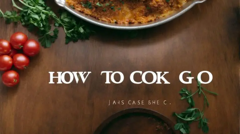 How to Cook Go to?