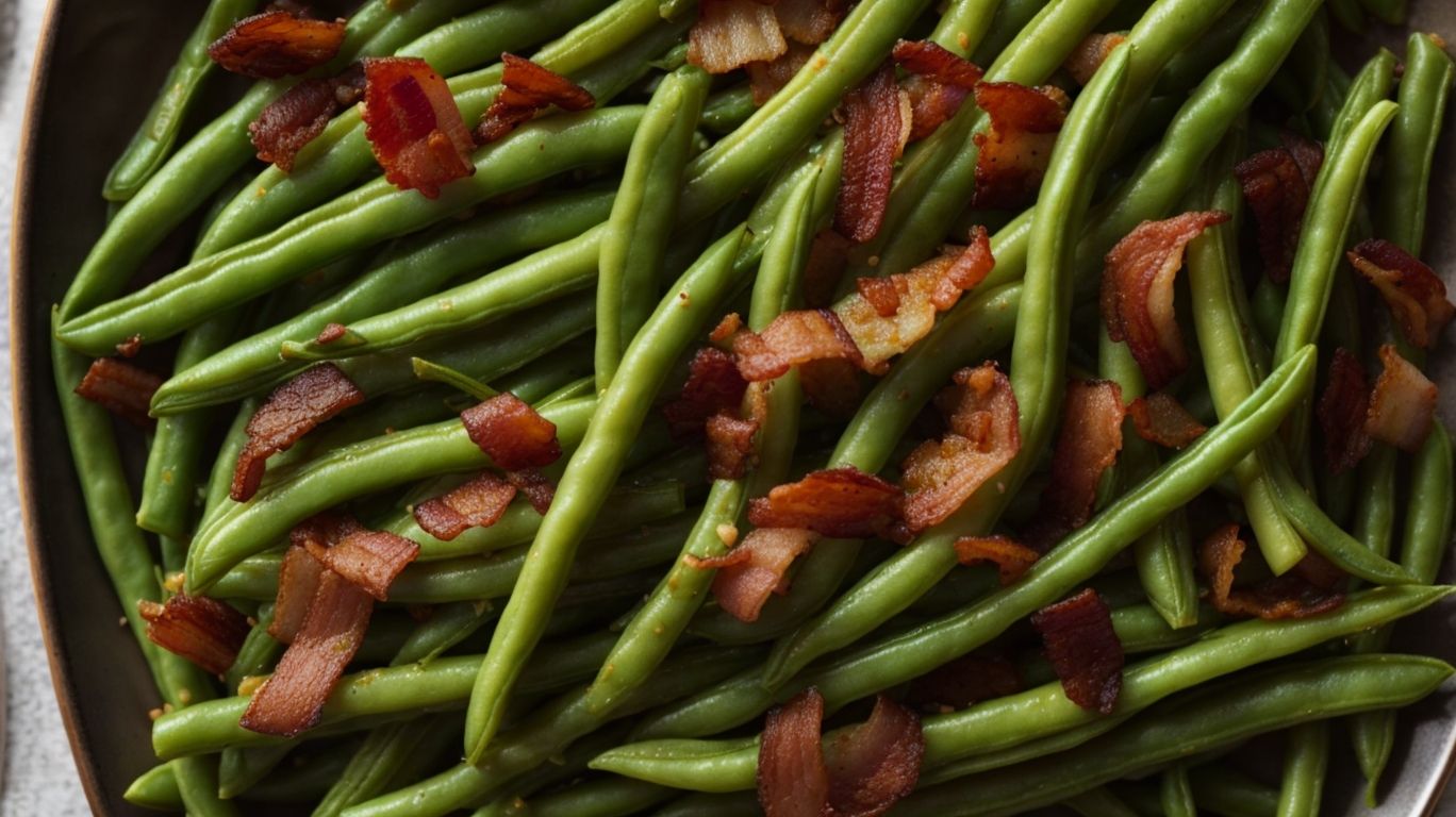 Health Benefits of Green Beans - How to Cook Green Beans With Bacon? 