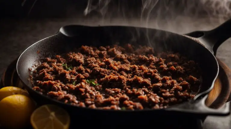How to Cook Ground Beef Into Small Pieces?