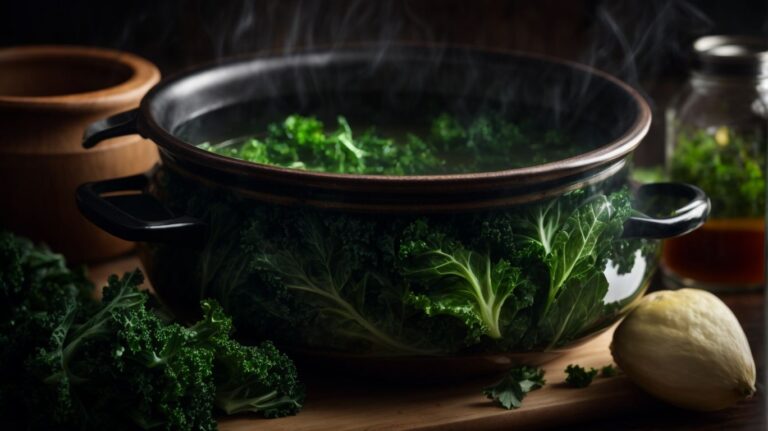 How to Cook Kale Greens With Chicken Broth?