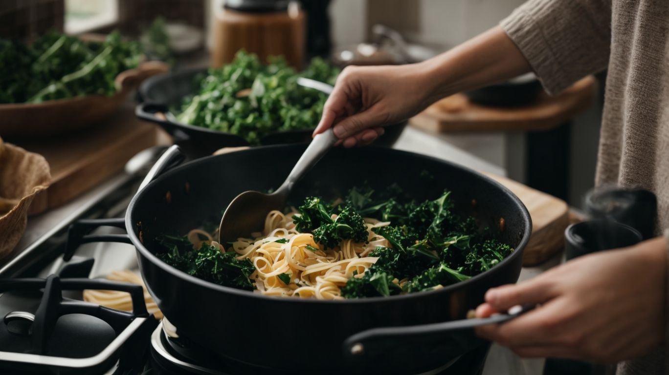 How to Cook Kale Into Pasta?