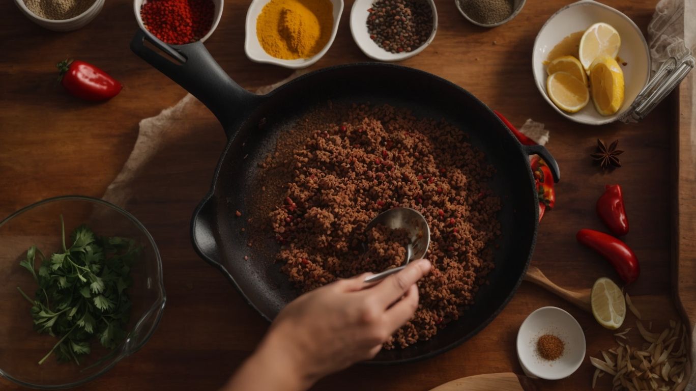 Preparation of Taco Meat - How to Cook Meat for Taco? 