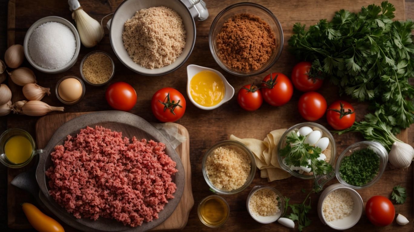 Ingredients for Meatballs - How to Cook Meatballs With Sauce? 