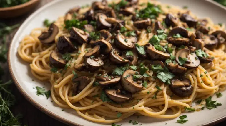 How to Cook Mushrooms Into Spaghetti?