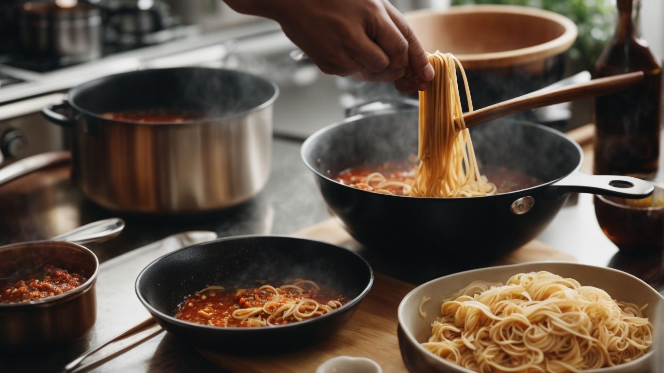 How to Make the Lo Mein Sauce? - How to Cook Noodles for Lo Mein? 
