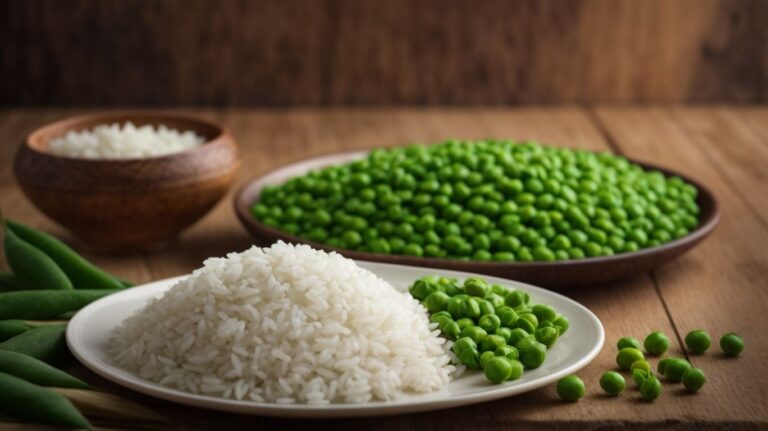 How to Cook Peas With Rice?