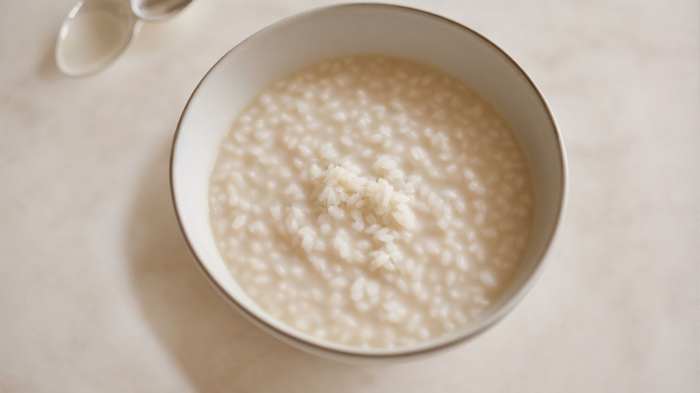 How to Cook Rice Into Porridge?
