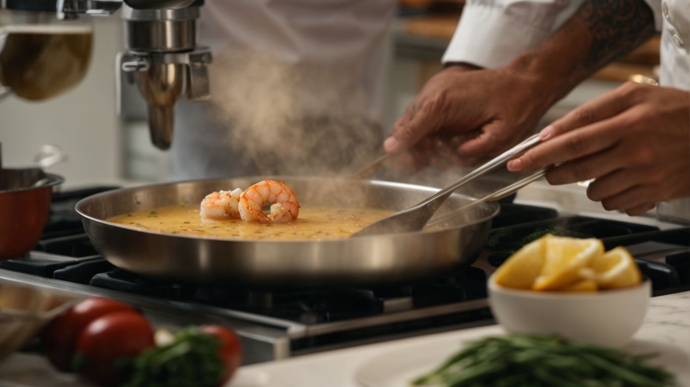 Preparing the Sauce - How to Cook Shrimp for Shrimp Scampi? 