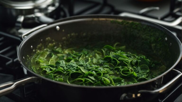 How to Cook Spinach Into Pasta Sauce?