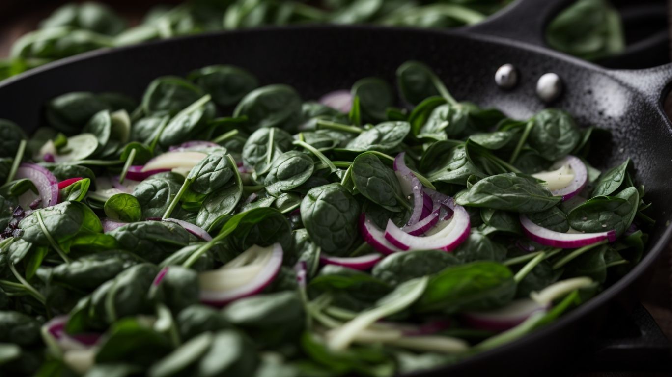 How to Cook Spinach With Onion?