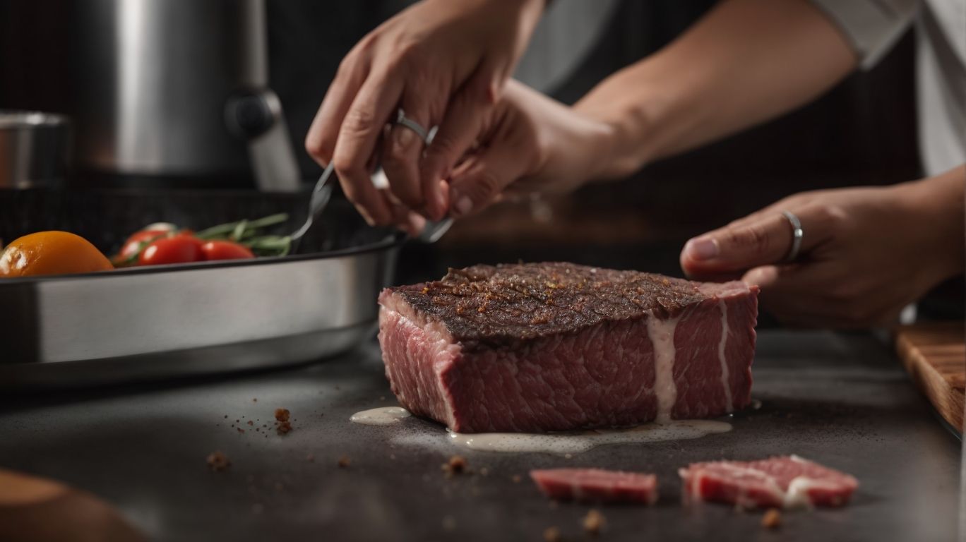 Preparing the Steak for Cooking - How to Cook Steak With Air Fryer? 