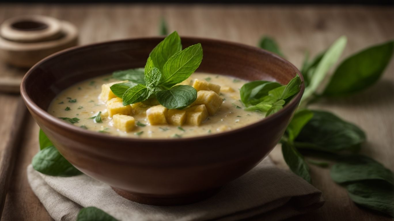 How to Cook Unripe Plantain Porridge With Scent Leaf?