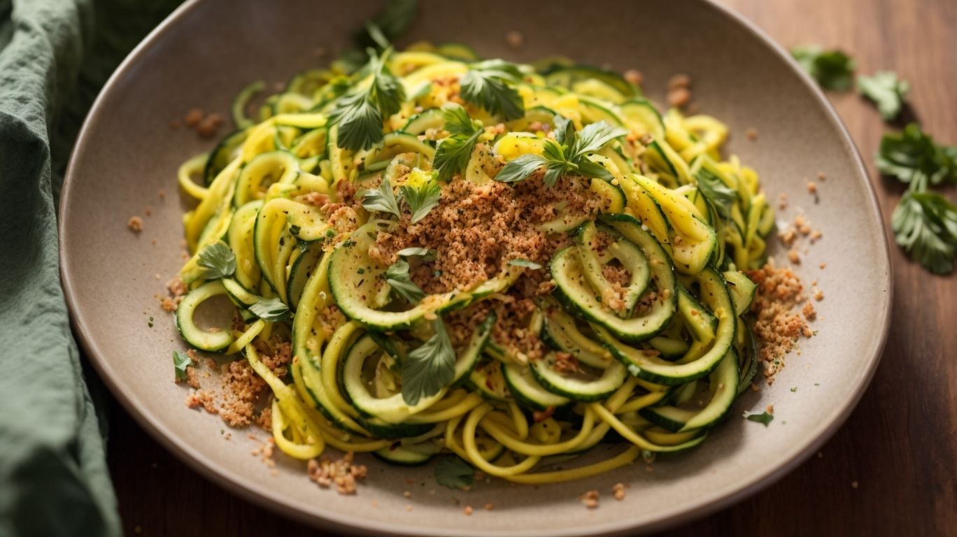 What Are Some Tips for Cooking Zucchini Noodles? - How to Cook Zucchini Noodles Without Getting Soggy? 